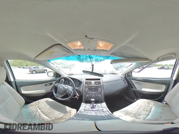 2013 Mazda CX-9 Sport with VIN JM3TB3BV2D0418025, listed as a Copart auction lot 55466635 with 91,402 mi miles and Salvage title. Bid and sale history available at DreamBid. Image 15.