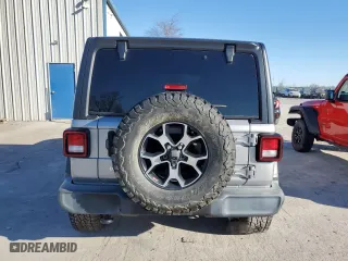 2018 Jeep Wrangler Unlimited Sport S with VIN 1C4HJXDN3JW332141, listed as a Copart auction lot 46846345 with 88,044 mi miles and Salvage Title. Bid and sale history available at carsss.com. Image 6.
