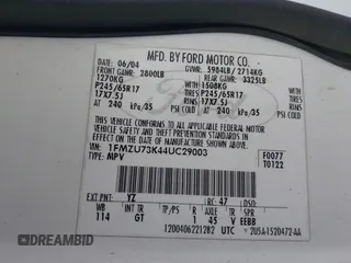 2004 Ford Explorer XLT с VIN 1FMZU73K44UC29003, выставлен на аукционе IAAI как лот 42015285 с пробегом 135 095 миль миль и . История ставок и продаж доступна на DreamBid. Изображение 9.