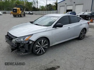 2019 Nissan Altima SR with VIN 1N4BL4CV1KC259036, listed as a Copart auction lot 50572145 with 113,330 mi miles and Salvage Title. Bid and sale history available at DreamBid. Image 1.