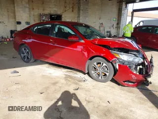 2022 Nissan Sentra SV with VIN 3N1AB8CV8NY296230, listed as a IAAI auction lot 41931030 with 108,696 mi miles and . Bid and sale history available at DreamBid. Image 1.