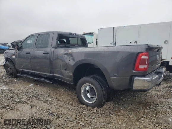 2023 Ram 3500 Tradesman with VIN 3C63RRGL8PG533380, listed as a Copart auction lot 44143105 with 0 mi miles and Salvage Title. Bid and sale history available at carsss.com. Image 2.