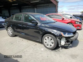 2017 Volkswagen Jetta S with VIN 3VW2B7AJ6HM270942, listed as a Copart auction lot 63705935 with 141,579 mi miles and Salvage title. Bid and sale history available at DreamBid. Image 4.