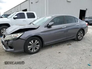 2014 Honda Accord Sedan LX with VIN 1HGCR2F34EA106647, listed as a Copart auction lot 53241395 with 397,414 mi miles and Salvage Title. Bid and sale history available at carsss.com. Image 1.