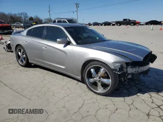 2013 Dodge Charger SXT with VIN 2C3CDXHG5DH640738, listed as a Copart auction lot 48306265 with 188,669 mi miles and Salvage Title. Bid and sale history available at carsss.com. Image 4.