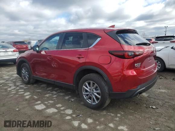 2023 Mazda CX-5 S Preferred with VIN JM3KFBCM7P0266277, listed as a Copart auction lot 47000455 with 22,792 mi miles and Salvage Title. Bid and sale history available at carsss.com. Image 2.
