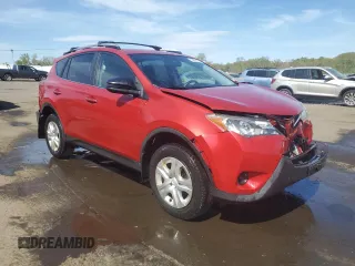 2014 Toyota RAV4 LE with VIN JTMBFREV3EJ009471, listed as a Copart auction lot 55405695 with 103,458 mi miles and Salvage Title. Bid and sale history available at DreamBid. Image 4.