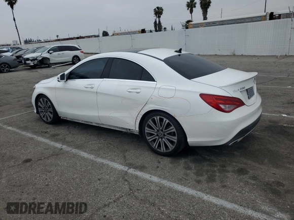 2018 Mercedes-Benz CLA 250 with VIN WDDSJ4EB3JN678002, listed as a Copart auction lot 54000525 with 116,369 mi miles and Salvage Title. Bid and sale history available at DreamBid. Image 2.