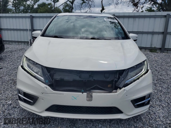 2018 Honda Odyssey Elite z VIN 5FNRL6H9XJB064148, wystawiony jako Copart lot #56214025 z przebiegiem 117 627 mil mil oraz Szkoda całkowita • Salvage title. Historia ofert i sprzedaży dostępna na DreamBid. Obrazek 5.