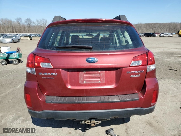2013 Subaru Outback 2.5i with VIN 4S4BRBAC1D3218922, listed as a Copart auction lot 48708825 with 86,129 mi miles and Salvage Title. Bid and sale history available at carsss.com. Image 6.
