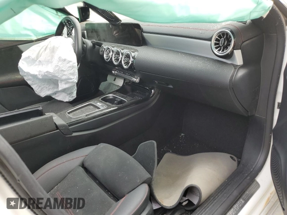 2024 Mercedes-Benz CLA 250 with VIN W1K5J4HBXRN454116, listed as a Copart auction lot 59536385 with Not provided miles and Salvage title. Bid and sale history available at DreamBid. Image 8.