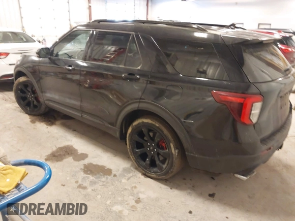 2020 Ford Explorer ST with VIN 1FM5K8GC9LGB62795, listed as a IAAI auction lot 41653143 with 75,322 mi miles and . Bid and sale history available at DreamBid. Image 3.