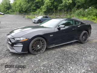 2018 Ford Mustang GT z VIN 1FA6P8CF7J5106119, wystawiony jako Copart lot #60297985 z przebiegiem 46 186 mil mil oraz Szkoda całkowita • Salvage title. Historia ofert i sprzedaży dostępna na DreamBid. Obrazek 1.