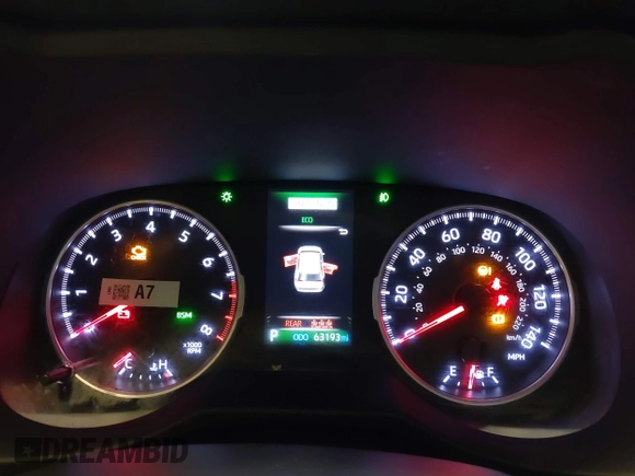 2021 Toyota RAV4 XLE with VIN 2T3P1RFV3MC166504, listed as a IAAI auction lot 42600429 with 63,193 mi miles and . Bid and sale history available at DreamBid. Image 7.