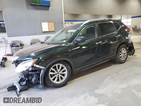 2019 Nissan Rogue SV with VIN 5N1AT2MV8KC756654, listed as a Copart auction lot 85991894 with 86,947 mi miles and Salvage Title. Bid and sale history available at DreamBid. Image 1.