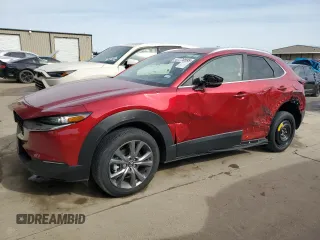 2025 Mazda CX-30 S Preferred with VIN 3MVDMBCM0SM770570, listed as a Copart auction lot 47770595 with 2,577 mi miles and Salvage Title. Bid and sale history available at carsss.com. Image 1.