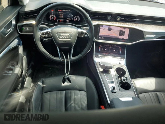 2019 Audi A6 Premium Plus with VIN WAUL2AF25KN091887, listed as a Copart auction lot 61191015 with 87,335 mi miles and Non repairable. Bid and sale history available at DreamBid. Image 8.