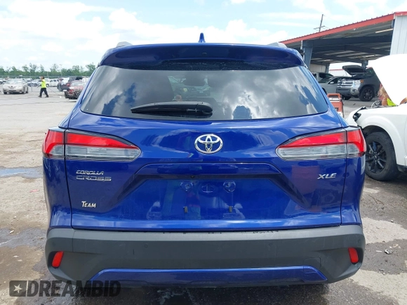 2023 Toyota Corolla Cross XLE with VIN 7MUEAAAG7PV065106, listed as a IAAI auction lot 42168195 with 6,519 mi miles and . Bid and sale history available at DreamBid. Image 16.