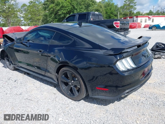 2022 Ford Mustang EcoBoost with VIN 1FA6P8TH1N5150611, listed as a IAAI auction lot 42512804 with 16,537 mi miles and . Bid and sale history available at DreamBid. Image 3.