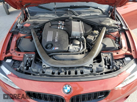 2016 BMW M3 with VIN WBS8M9C52GP967030, listed as a Copart auction lot 57950385 with 77,885 mi miles and Salvage title. Bid and sale history available at DreamBid. Image 11.
