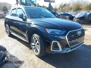 2022 Audi Q5 S line Premium Plus with VIN WA1EAAFY7N2108014, listed as a IAAI auction lot 41471071 with 13,717 mi miles. Bid and sale history available at carsss.com. Image 1.