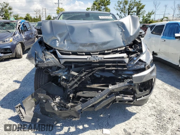 2021 Chevrolet Colorado 2WD Work Truck z VIN 1GCGSBEA4M1153163, wystawiony jako Copart lot #57791375 z przebiegiem 47 561 mil mil oraz Nie do naprawy • Non repairable. Historia ofert i sprzedaży dostępna na DreamBid. Obrazek 5.