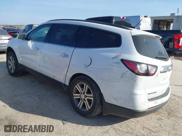 2017 Chevrolet Traverse LT with VIN 1GNKRHKD5HJ341050, listed as a IAAI auction lot 41815801 with 163,453 mi miles and . Bid and sale history available at DreamBid. Image 3.