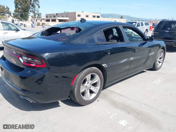 2017 Dodge Charger SXT with VIN 2C3CDXHG6HH524597, listed as a IAAI auction lot 41969871 with 1 mi miles. Bid and sale history available at carsss.com. Image 4.