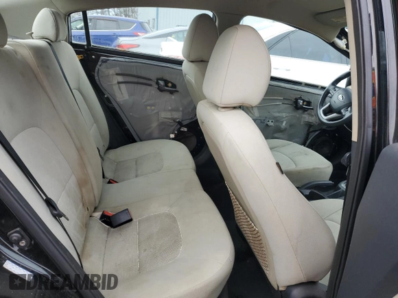 2013 Kia Rio LX with VIN KNADM4A30D6207753, listed as a Copart auction lot 85595694 with 63,062 mi miles and Salvage Title. Bid and sale history available at carsss.com. Image 10.