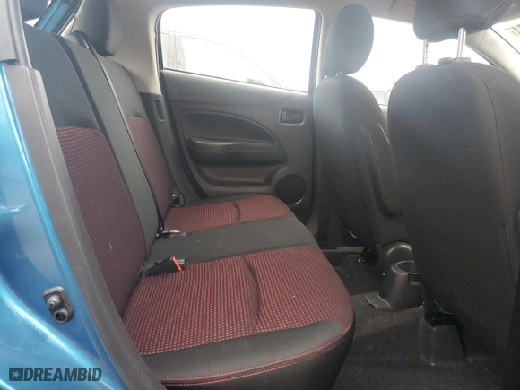 2024 Mitsubishi Mirage Black Edition with VIN ML32AWHJ6RH003220, listed as a Copart auction lot 85522274 with 12806 miles and Salvage Title. Bid and sale history available at carsss.com. Image 10.
