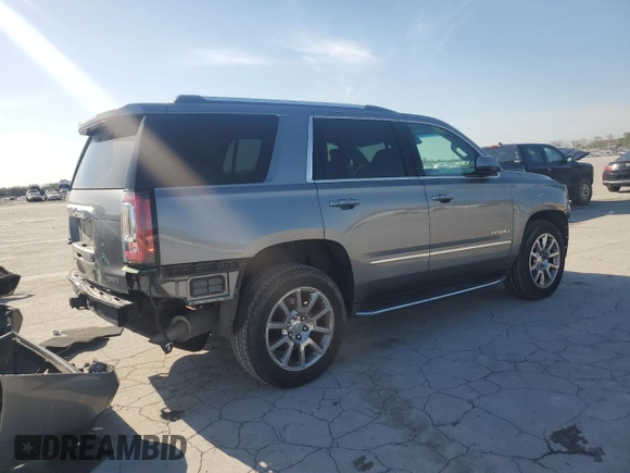 2018 GMC Yukon Denali with VIN 1GKS2CKJ7JR144608, listed as a Copart auction lot 52382995 with 71,956 mi miles and Salvage Title. Bid and sale history available at carsss.com. Image 3.