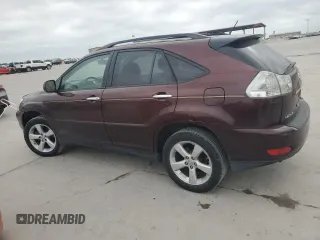 2009 Lexus RX 350 with VIN JTJGK31U899852162, listed as a Copart auction lot 50327435 with 166,085 mi miles and Salvage Title. Bid and sale history available at DreamBid. Image 2.