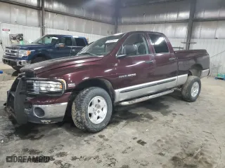2005 Dodge Ram 1500 SLT with VIN 1D7HU18D35S124592, listed as a Copart auction lot 47404925 with 161,052 mi miles and Salvage Title. Bid and sale history available at carsss.com. Image 1.