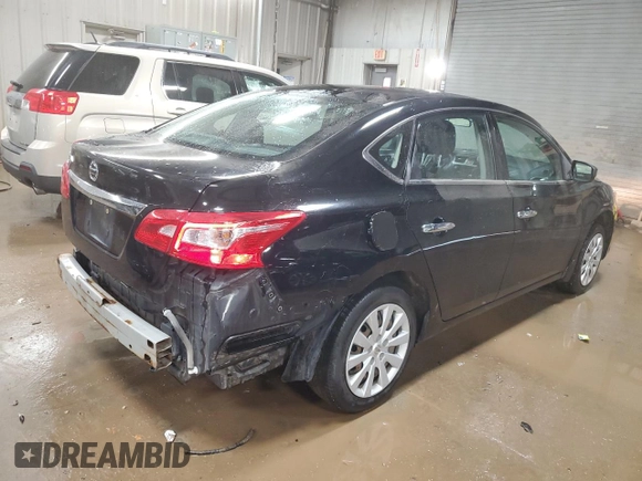 2017 Nissan Sentra S with VIN 3N1AB7AP5HY391072, listed as a Copart auction lot 51464465 with 151,084 mi miles and Salvage Title. Bid and sale history available at carsss.com. Image 3.
