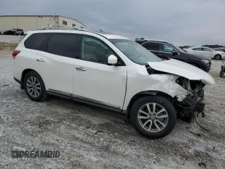 2015 Nissan Pathfinder SL with VIN 5N1AR2MN2FC677002, listed as a Copart auction lot 55322355 with Not provided miles and Salvage title. Bid and sale history available at DreamBid. Image 4.