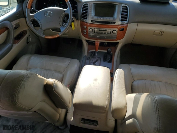 2006 Lexus LX 470 with VIN JTJHT00W564004073, listed as a Copart auction lot 72461584 with 276,977 mi miles and Salvage Title. Bid and sale history available at carsss.com. Image 8.