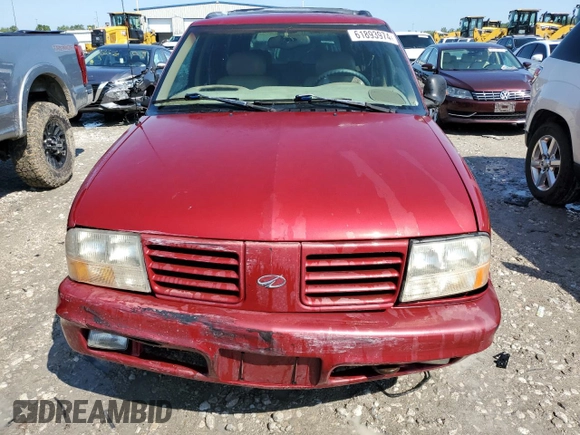 1998 Oldsmobile Bravada z VIN 1GHDT13W8W2702234, wystawiony jako Copart lot #61893974 z przebiegiem 164 761 mil mil oraz Szkoda całkowita • Salvage title. Historia ofert i sprzedaży dostępna na DreamBid. Obrazek 5.