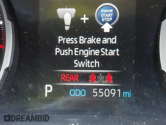 2020 Toyota RAV4 XLE with VIN 2T3P1RFV4LC077779, listed as a IAAI auction lot 41752269 with 55,091 mi miles and . Bid and sale history available at DreamBid. Image 16.