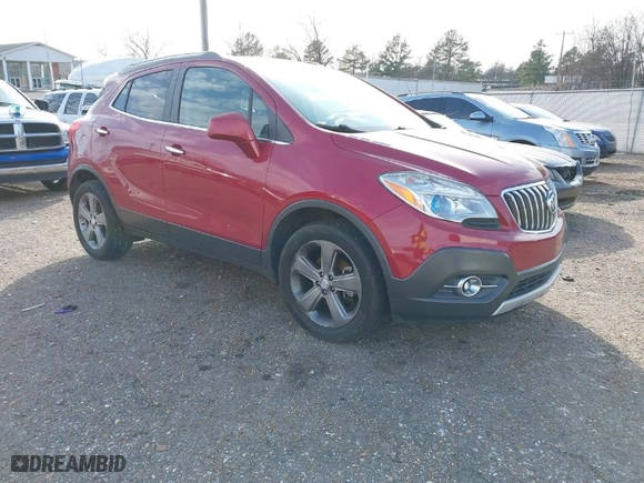 2013 Buick Encore Convenience with VIN KL4CJBSB8DB162600, listed as a IAAI auction lot 41559481 with 175,217 mi miles. Bid and sale history available at carsss.com. Image 1.