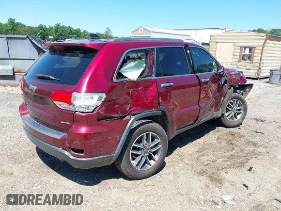 2019 Jeep Grand Cherokee Limited with VIN 1C4RJEBG0KC656728, listed as a IAAI auction lot 42303218 with 107,544 mi miles and . Bid and sale history available at DreamBid. Image 4.