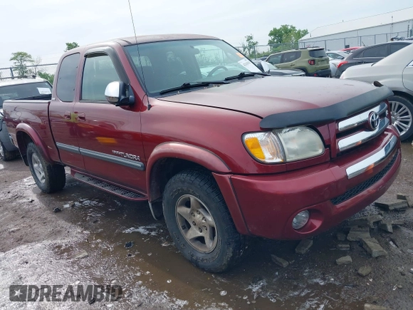 2003 Toyota Tundra SR5 with VIN 5TBBT44123S402249, listed as a IAAI auction lot 42163543 with 146,694 mi miles and . Bid and sale history available at DreamBid. Image 1.