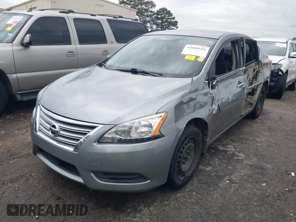 2014 Nissan Sentra SV with VIN 3N1AB7AP1EL689594, listed as a IAAI auction lot 42080804 with 227,304 mi miles and . Bid and sale history available at DreamBid. Image 17.