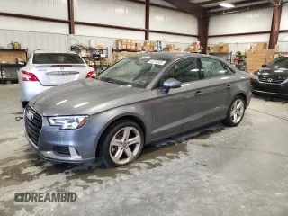2018 Audi A3 Sedan Premium with VIN WAUAUGFF9J1048490, listed as a Copart auction lot 44219305 with 34,568 mi miles and Salvage Title. Bid and sale history available at carsss.com. Image 1.