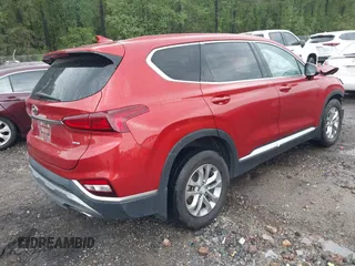 2020 Hyundai Santa Fe SEL with VIN 5NMS3CAD0LH236168, listed as a IAAI auction lot 41955594 with 55,166 mi miles. Bid and sale history available at carsss.com. Image 4.