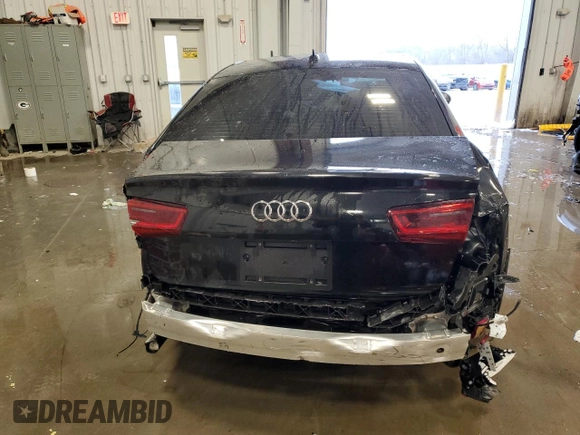 2017 Audi A6 Prestige with VIN WAUH2AFC1HN131258, listed as a Copart auction lot 44967545 with 0 mi miles and Salvage Title. Bid and sale history available at carsss.com. Image 6.