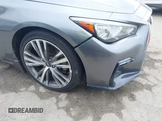 2018 Infiniti Q50 Luxe with VIN JN1EV7AP7JM354543, listed as a IAAI auction lot 42189356 with 89,503 mi miles and . Bid and sale history available at DreamBid. Image 19.