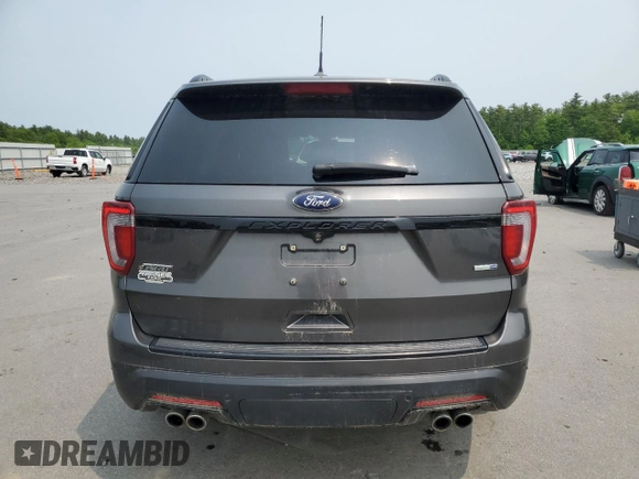 2018 Ford Explorer Sport z VIN 1FM5K8GT7JGB73212, wystawiony jako Copart lot #58817145 z przebiegiem 82 189 mil mil oraz Szkoda całkowita • Salvage title. Historia ofert i sprzedaży dostępna na DreamBid. Obrazek 6.