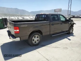 2007 Ford F-150 XLT with VIN 1FTPW14V87KC81567, listed as a Copart auction lot 61583215 with 196,855 mi miles and Salvage title. Bid and sale history available at DreamBid. Image 3.