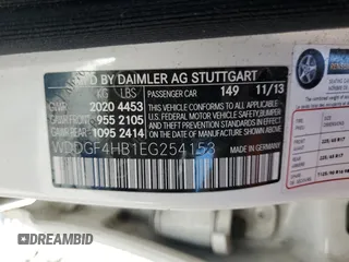 2014 Mercedes-Benz C 250 Sport with VIN WDDGF4HB1EG254153, listed as a Copart auction lot 62057195 with 94,752 mi miles and Salvage title. Bid and sale history available at DreamBid. Image 13.