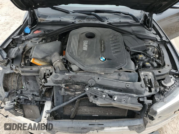 2018 BMW 4 Series 440i with VIN WBA4J5C53JBF07516, listed as a Copart auction lot 86118784 with 154,460 mi miles and Salvage Title. Bid and sale history available at DreamBid. Image 12.